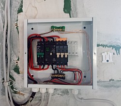 House wiring done to detail.